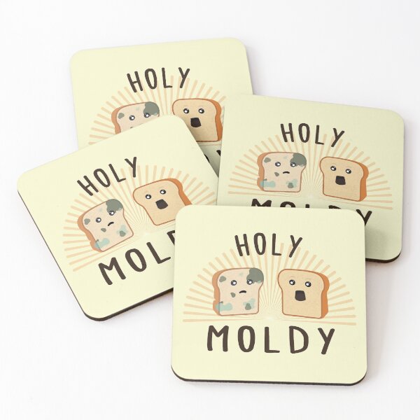 Item preview, Funny Cute Moldy Toast Holy Moly  designed and sold by Marzuqi Che Rose.