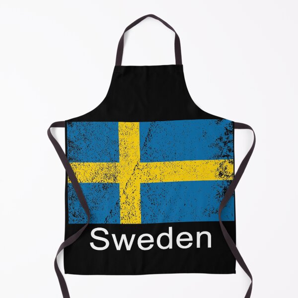 Item preview, Bandera sueca Suecia Negro designed and sold by MetalApocalypse.