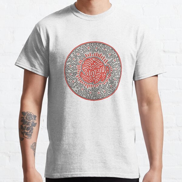 Keith Haring Deutsche Graffiti-Illustration Classic T-Shirt