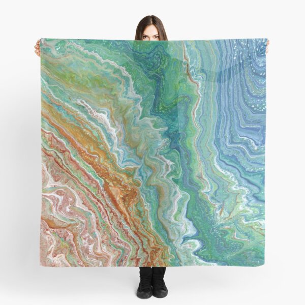 Abstract Seascape Scarf