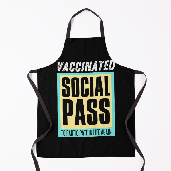 Item preview, vaccinated social pass to participate in life again designed and sold by ReichBourne.