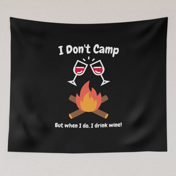 Item preview, Camping And Wine designed and sold by Qarhmau.