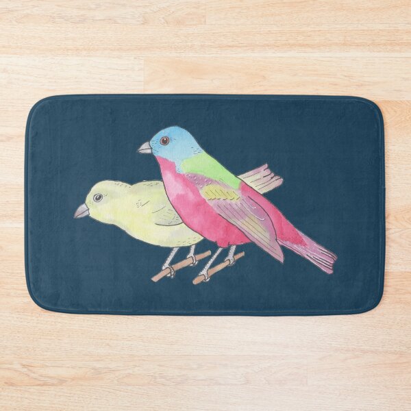 Item preview, Painted Bunting bird species art designed and sold by TheWaterBirds.