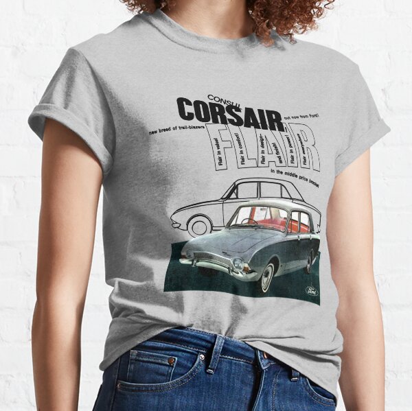 Ford Corsair Embroidered & Personalised T Shirt 
