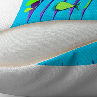 Alternate view of School of Mahi Mahi 3D Floor Pillow