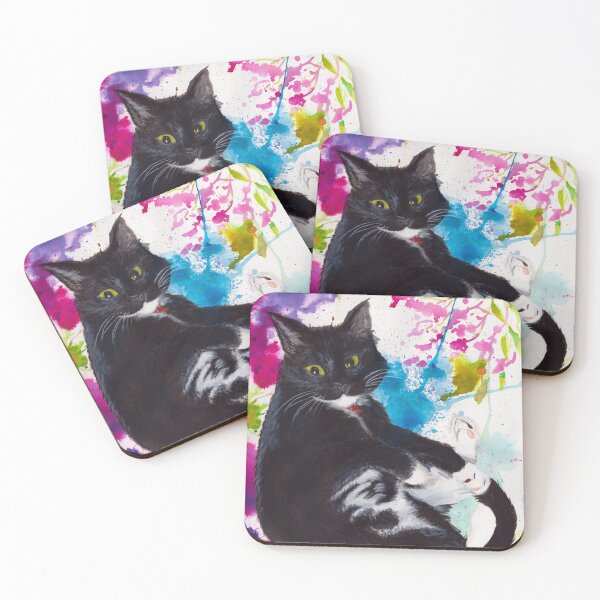 Item preview, Tuxedo Cat designed and sold by Charlene's Art.
