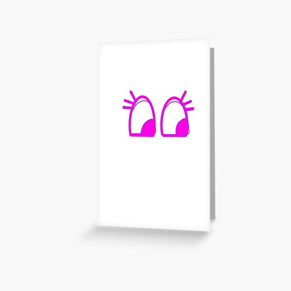 Bright Abstract Eyes Greeting Card