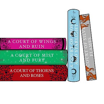 Artwork thumbnail, Thorns and Roses Book Stack Sticker by GoldenSinner