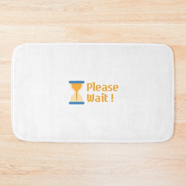 Item preview, Please Wait with Hourglass designed and sold by Rhu Creations.