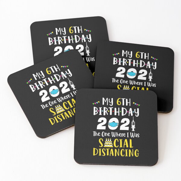 Item preview, My 6th Birthday 2021 The One Where I Was Social Distancing Youth designed and sold by DanielleNicolet.