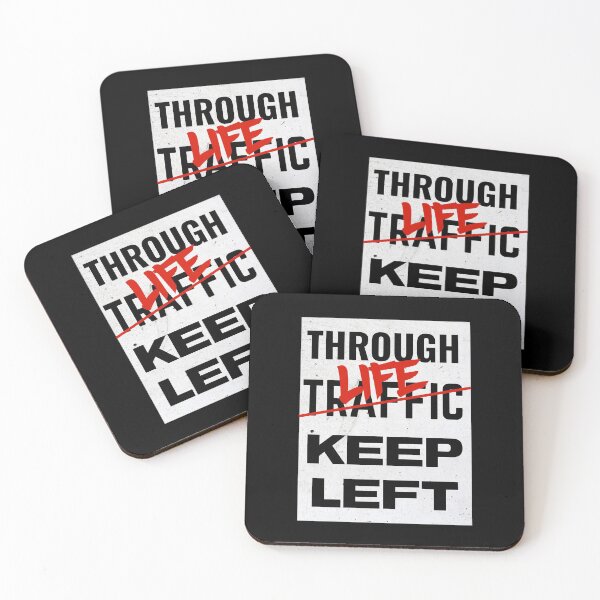 Item preview, Through life keep left designed and sold by DesignsByRisa.