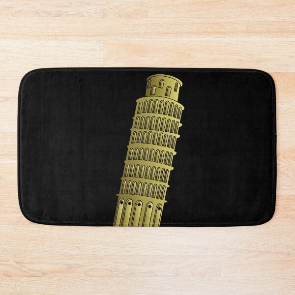 Item preview, Leaning Tower of Pisa Design gold designed and sold by Paula Helit.