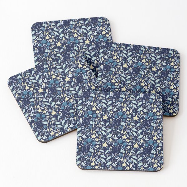 Item preview, blue flowers designed and sold by kokiii Designs.
