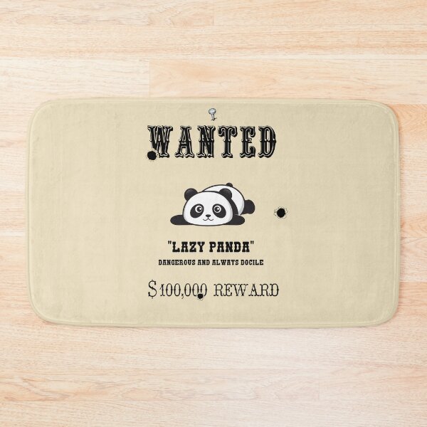 Item preview, Lazy Panda Wanted designed and sold by albix81.