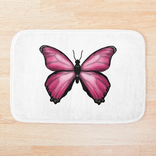 Item preview, Pink Butterfly with a White Background designed and sold by Eveka.