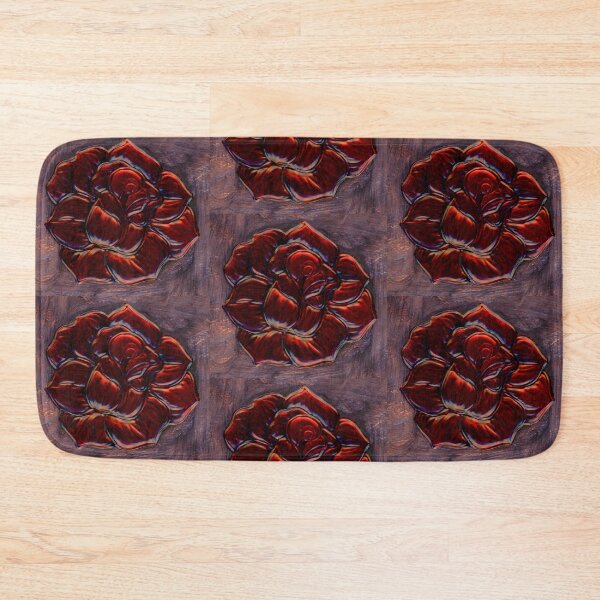 Item preview, Embossd Copper Red Rose Bloom designed and sold by Marcella Chapman.
