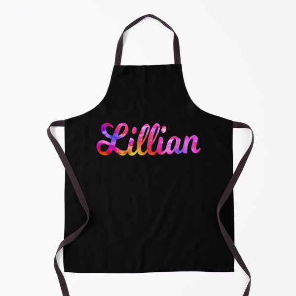 Item preview, Pretty Lillian girls name multi-color design designed and sold by ComicKitsch.