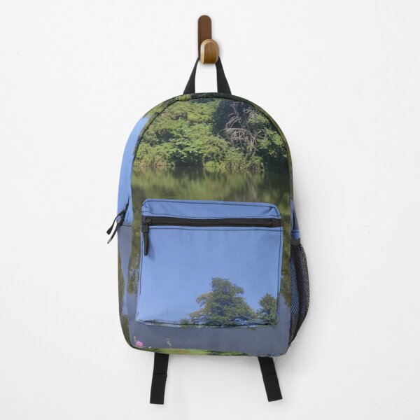 Item preview, Green trees rest at the bluelake  designed and sold by nelllkata.