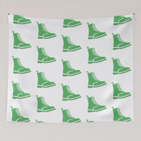 Item preview, Green Dr Marten Papercut designed and sold by MikkiDashDesign.