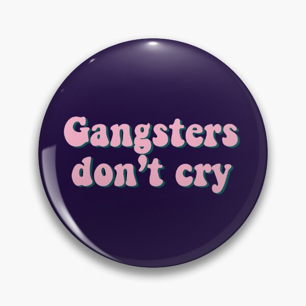 Item preview, Gangsters don't cry stickers designed and sold by Laukays.