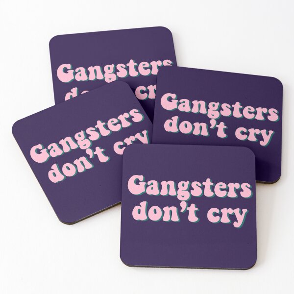 Item preview, Gangsters don't cry stickers designed and sold by Laukays.