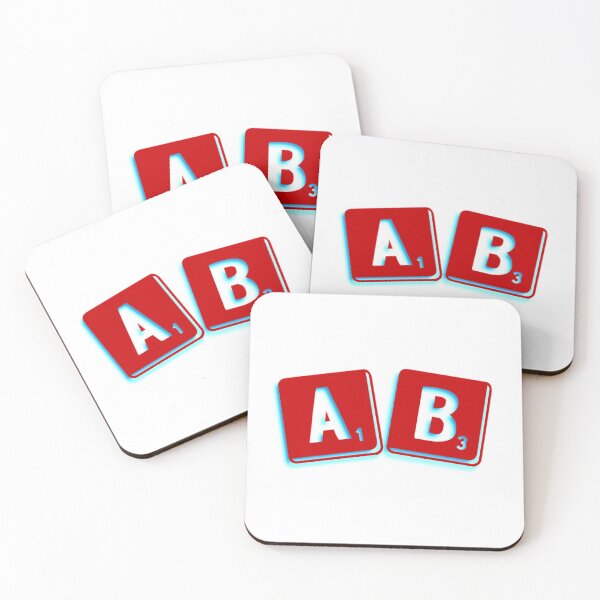 Item preview, AB-Letter Squares designed and sold by DF3.