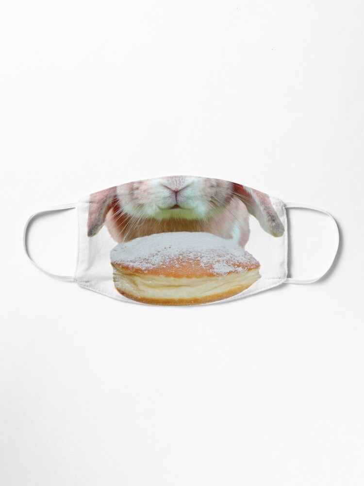 Alternate view of Rabbit Donut Party by Alice Monber Mask