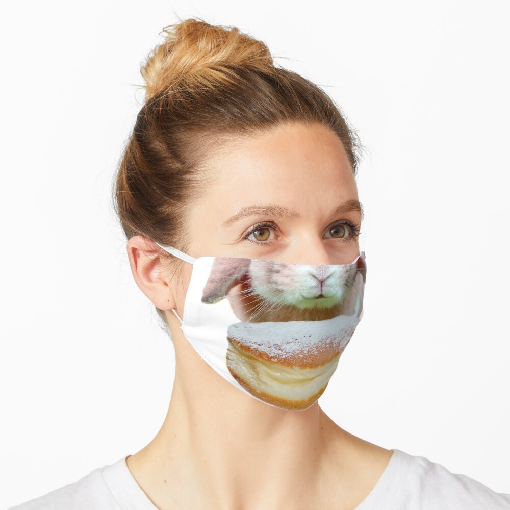 Rabbit Donut Party by Alice Monber Mask
