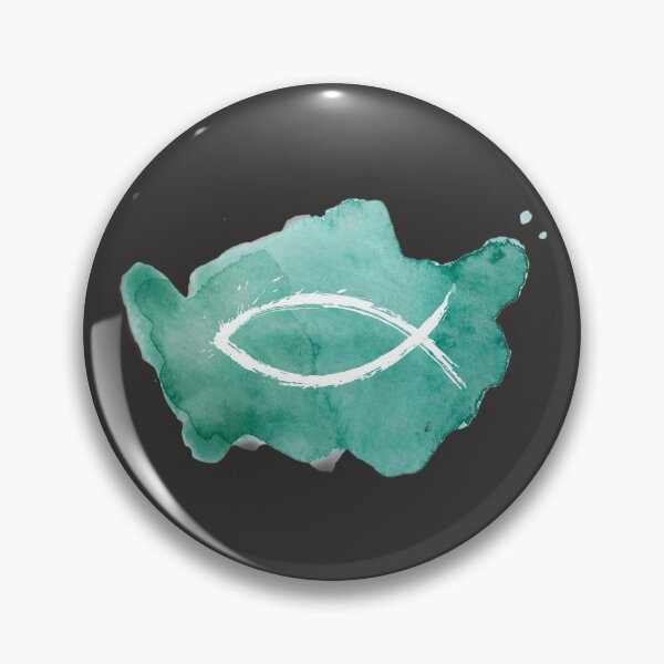 Item preview, christian fish watercolor design designed and sold by aurorassadprose.