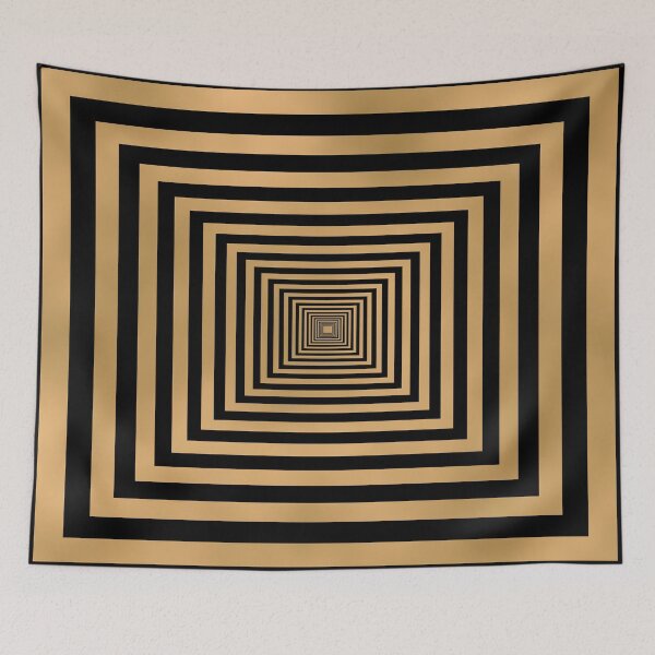 Item preview, Square black and gold pattern designed and sold by myseptember18th.