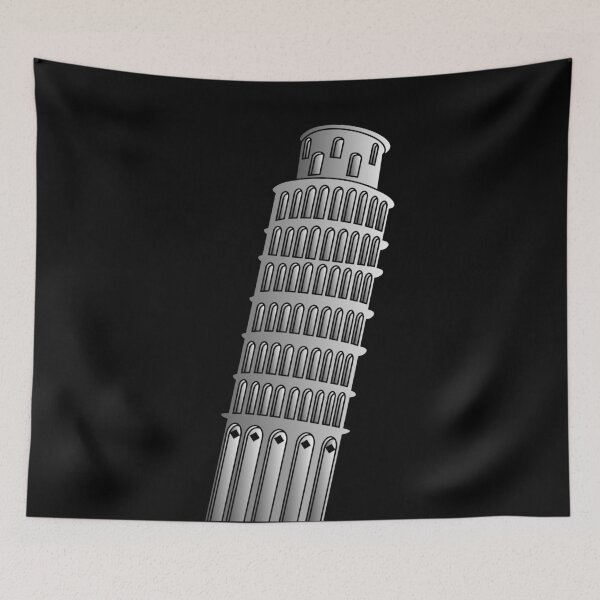 Item preview, Leaning Tower of Pisa Design silver designed and sold by Paula Helit.