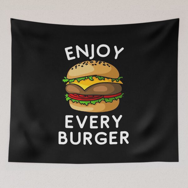 Item preview, Enjoy Every Burger Lover Eater Fastfood designed and sold by Emerg-Apparel.
