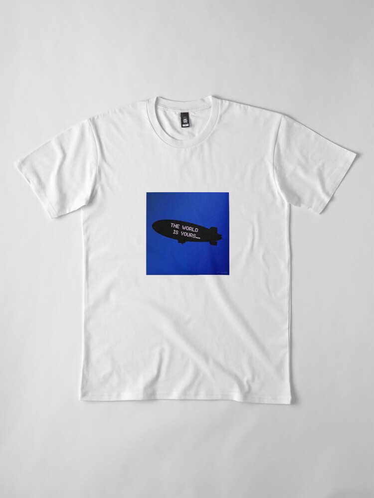 The world is yours supreme t shirt 2025
