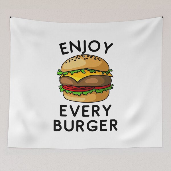 Item preview, Enjoy Every Burger Lover Eater Fastfood designed and sold by Emerg-Apparel.
