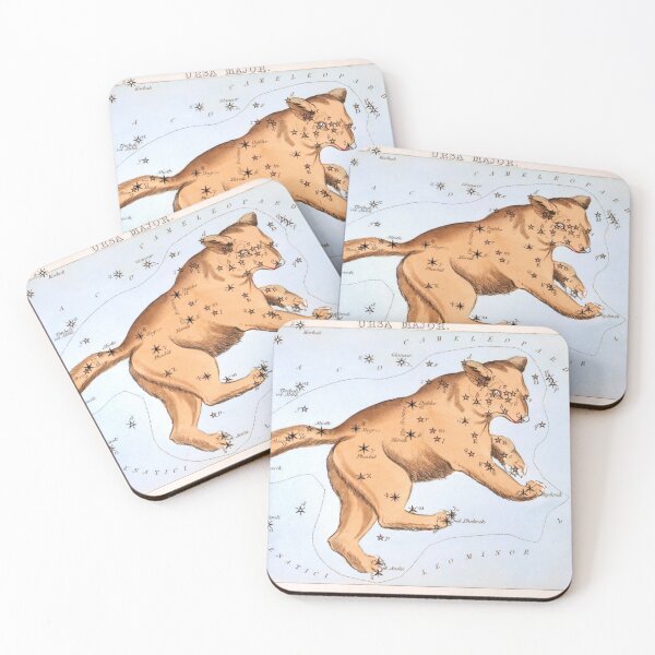 Item preview, Antique Ursa Major Constellation Map designed and sold by VintageArchive.