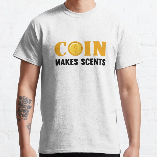 Coin Collector Gifts Pun Funny Coin Collecting Makes Cents Premium T-Shirt