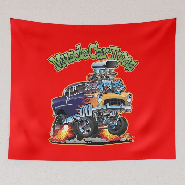 Item preview, Muscle Car Toons Automotive Cartoon Comic Book Cover Art designed and sold by hobrath.