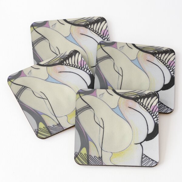 Item preview, art abstract expressive romance lovers emotions flying designed and sold by aleenaludke.