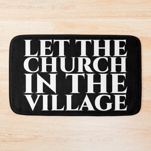 Item preview, Let the church in the village white designed and sold by pASob-dESIGN.