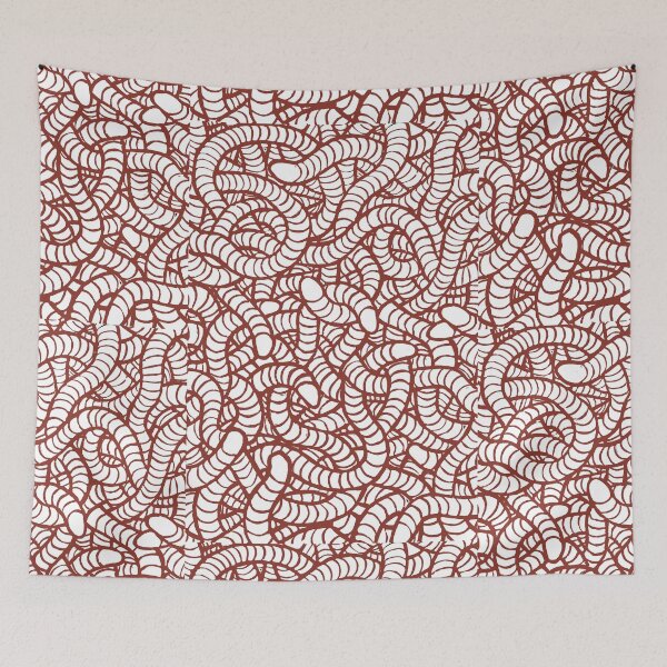 Item preview, Red earthworms designed and sold by NoOn-Clafoutis.