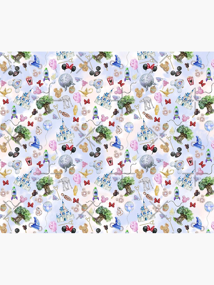 Thumbnail 6 of 6, Throw Blanket, WDW Park Hopper designed and sold by still-burning.