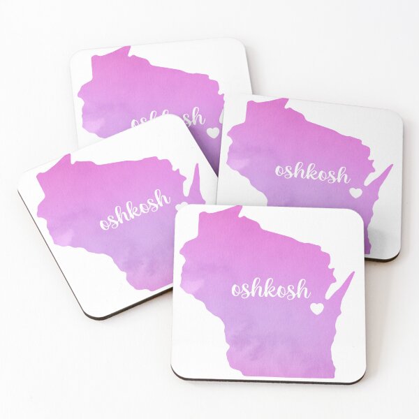 Item preview, I Love Oshkosh Wisconsin Watercolor designed and sold by SantaLisaPier.