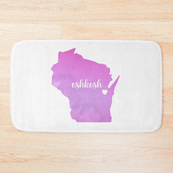 Item preview, I Love Oshkosh Wisconsin Watercolor designed and sold by SantaLisaPier.