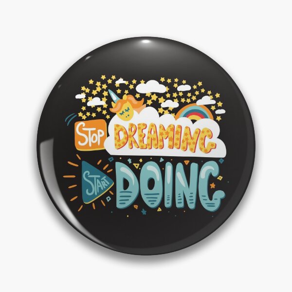 Item preview, stop dreaming start doing text design designed and sold by aurorassadprose.