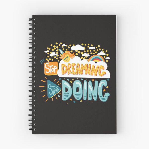 Item preview, stop dreaming start doing text design designed and sold by aurorassadprose.