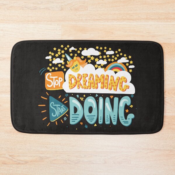 Item preview, stop dreaming start doing text design designed and sold by aurorassadprose.