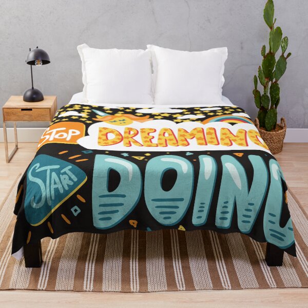 Item preview, stop dreaming start doing text design designed and sold by aurorassadprose.
