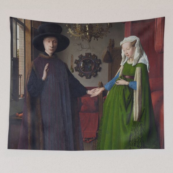 Item preview, The Arnolfini Portrait - Jan van Eyck designed and sold by LemonbatStudio.