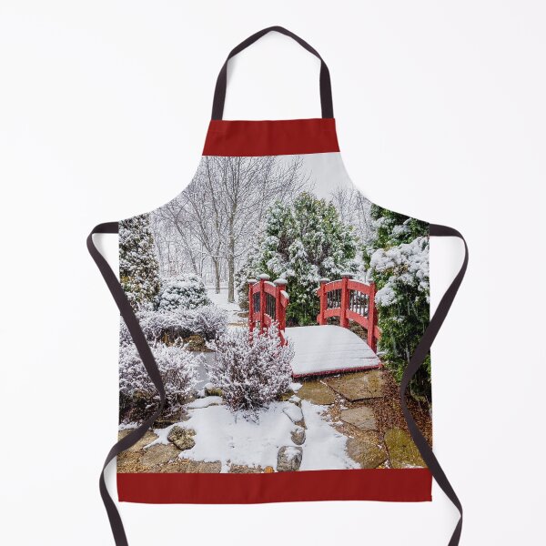 Item preview, Snowing At The Red Bridge designed and sold by mljdwhite.