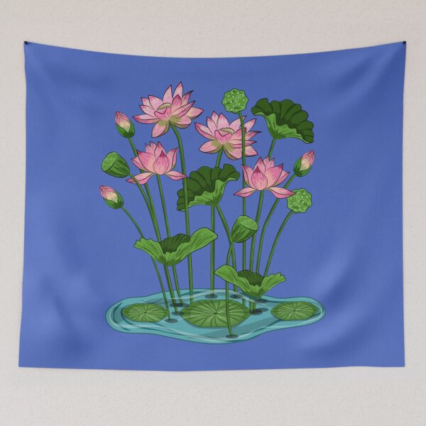 Item preview, Flor De Loto Flores De Loto designed and sold by designedbyMono.
